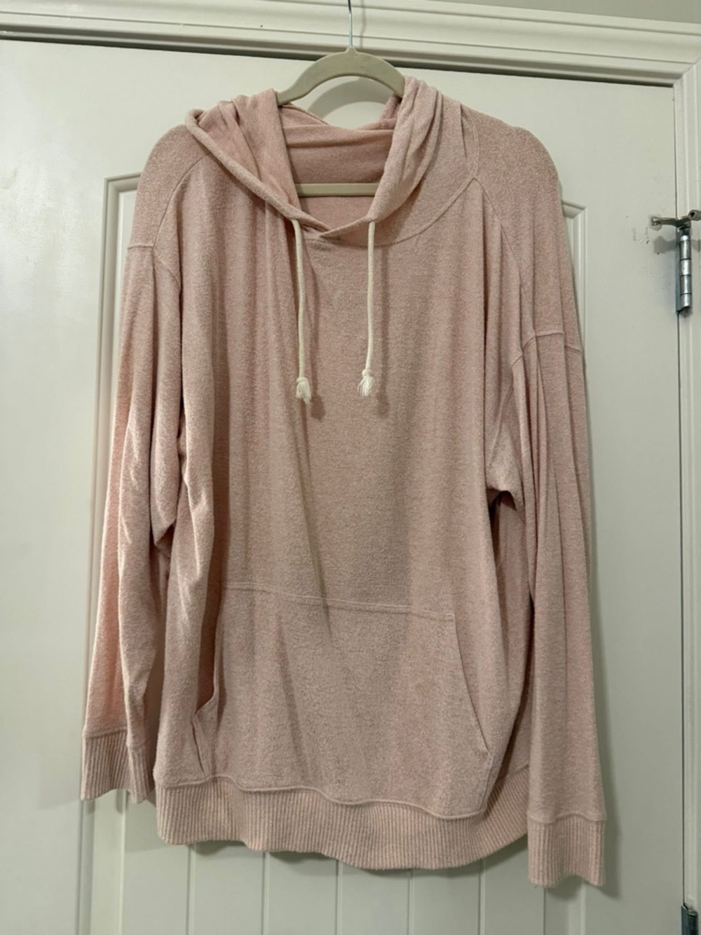 Shop Talulah Cozy Light Pink Hooded Pullover